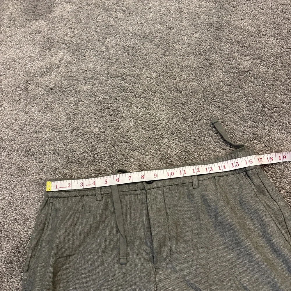 Banana Republic Pants Men's 33x30 Green Linen Blend Athletic Tapered Fit READ*